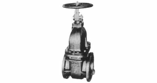 GATE VALVE CAST-IRON FLANGED, F7363 5KG-600MM