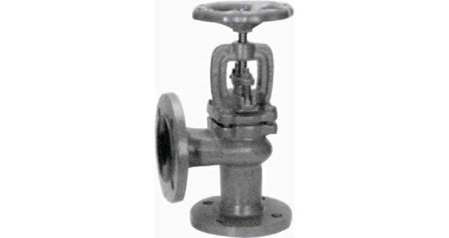 ANGLE VALVE DIN CAST IRON, FLANGED PN10/16 #242 80MM