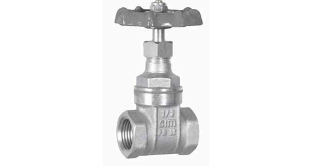 GATE VALVE DIN BRASS SCREWED, 20BAR #290AA 3"