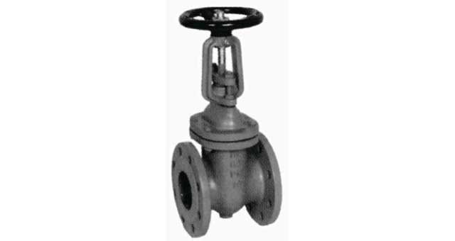 GATE VALVE DIN CAST IRON, FLANGED PN10 #319 125MM
