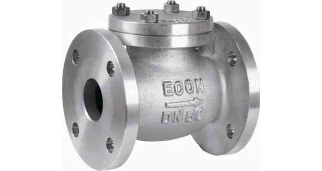 CHECK VALVE DIN BRONZE FLANGED, LIFT TYPE PN10/16 #496 32MM