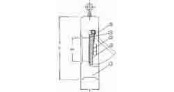VALVE CHECK CARBON STEEL DIN, WAFER LONG PN16 #4012 65MM