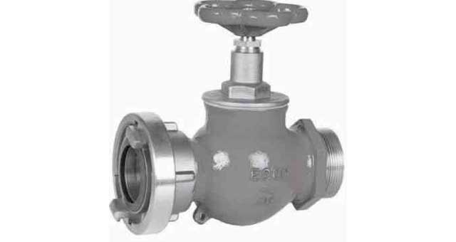 FIRE/DECKWASH VALVE DIN W/MALE, THREAD COPPER ALLOY #901 1-1/4"