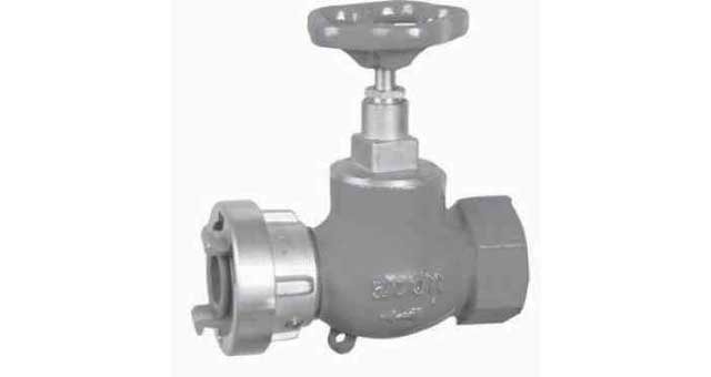 FIRE/DECKWASH VALVE DIN FEMALE, THREAD COPPER ALLOY #902 2"