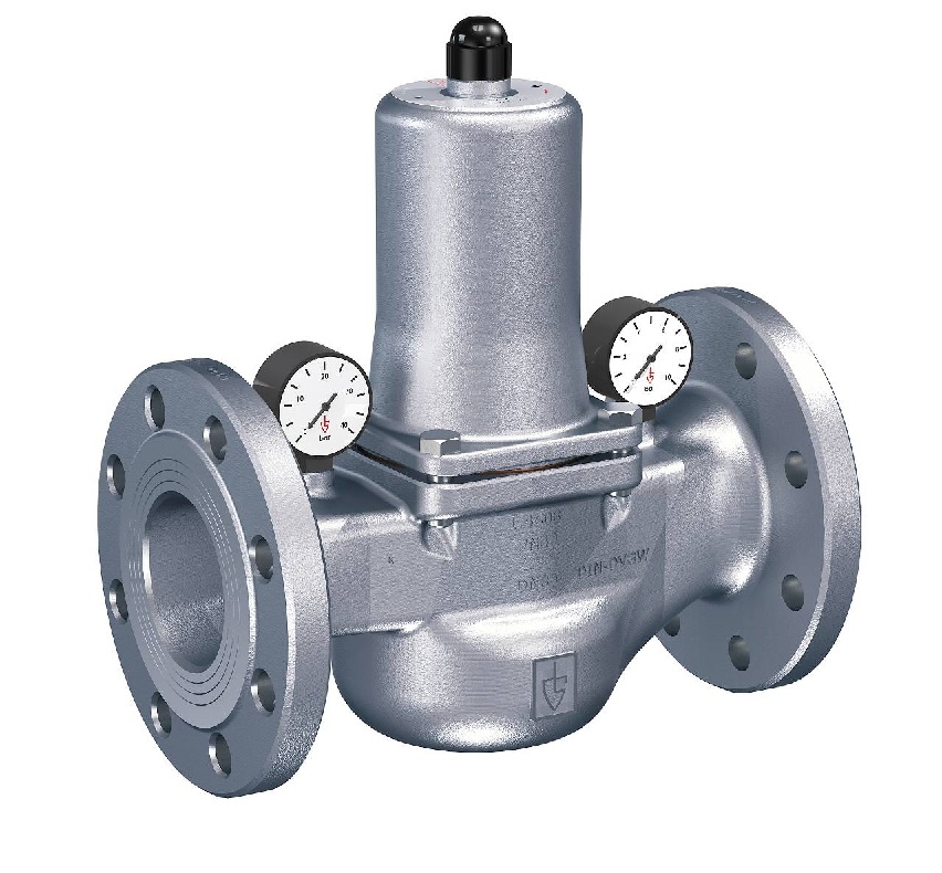 VALVE PRESS. REDUCE W/FLANGE, PN40 S.STEEL #482MGFO-SP DN65