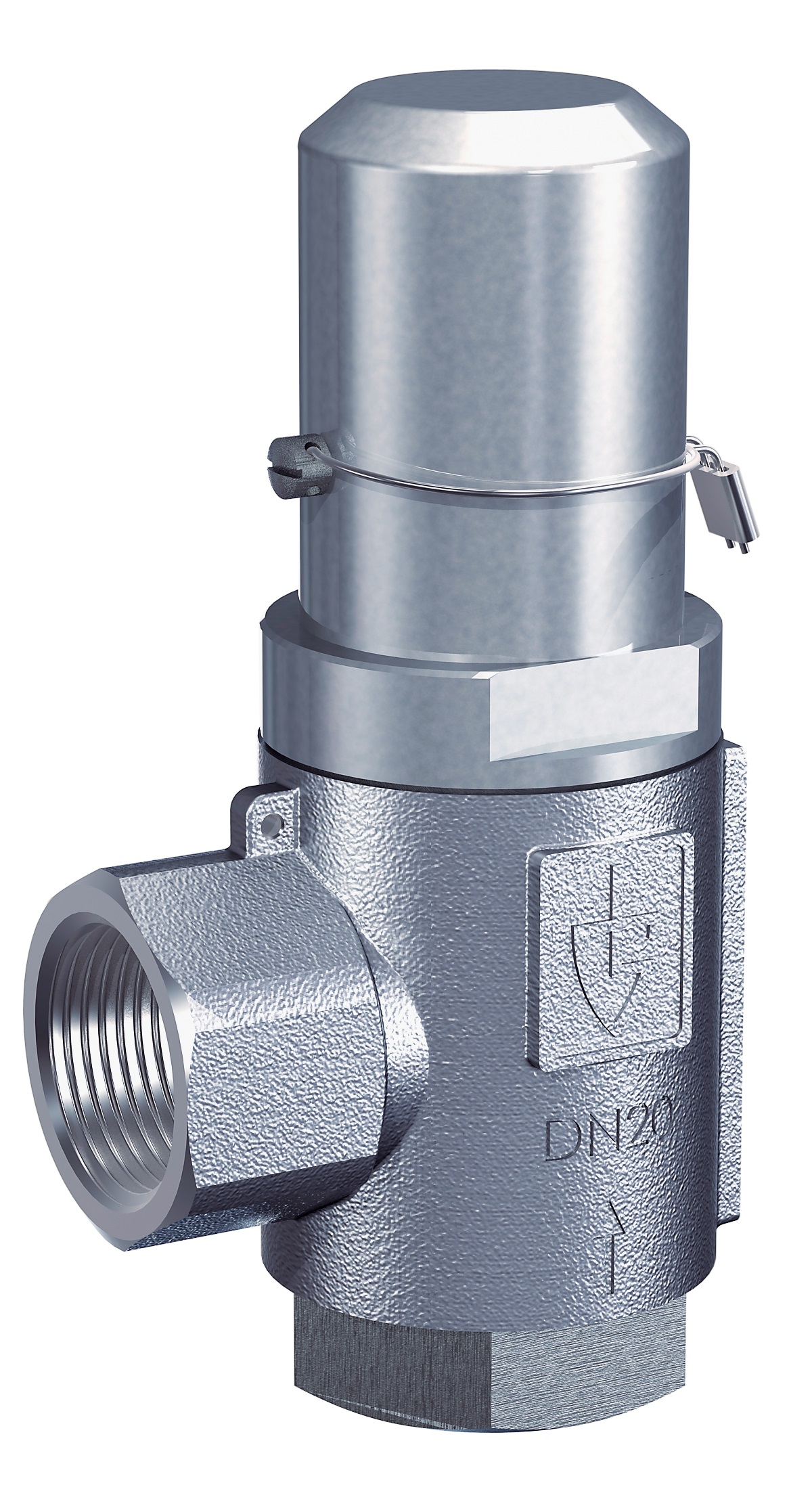VALVE OVERFLOW S.STEEL DIN, #418TGFO G3/4"