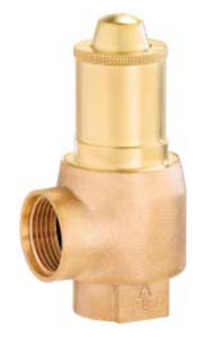 VALVE SAFETY DIAPHRAGM 651MWIK, RED BRASS 1-1/4" 6/8/10BAR