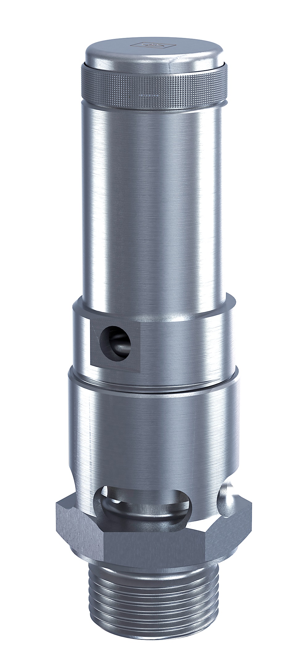 VALVE SAFETY S.STEEL #410SGK, DIN PTFE SEAL DN8