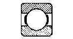 BALL BEARING SINGLE ROW, DEEP GROOVE NO.6220