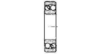 BALL BEARING DOUBLE ROW, DEEP GROOVE NO.1205