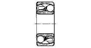 BALL BEARING DOUBLE ROW, DEEP GROOVE NO.2322