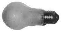 LAMP VS FROSTED E-26, 220-240V 200W