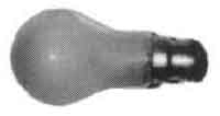 LAMP VS FROSTED B-22, 110-120V 200W