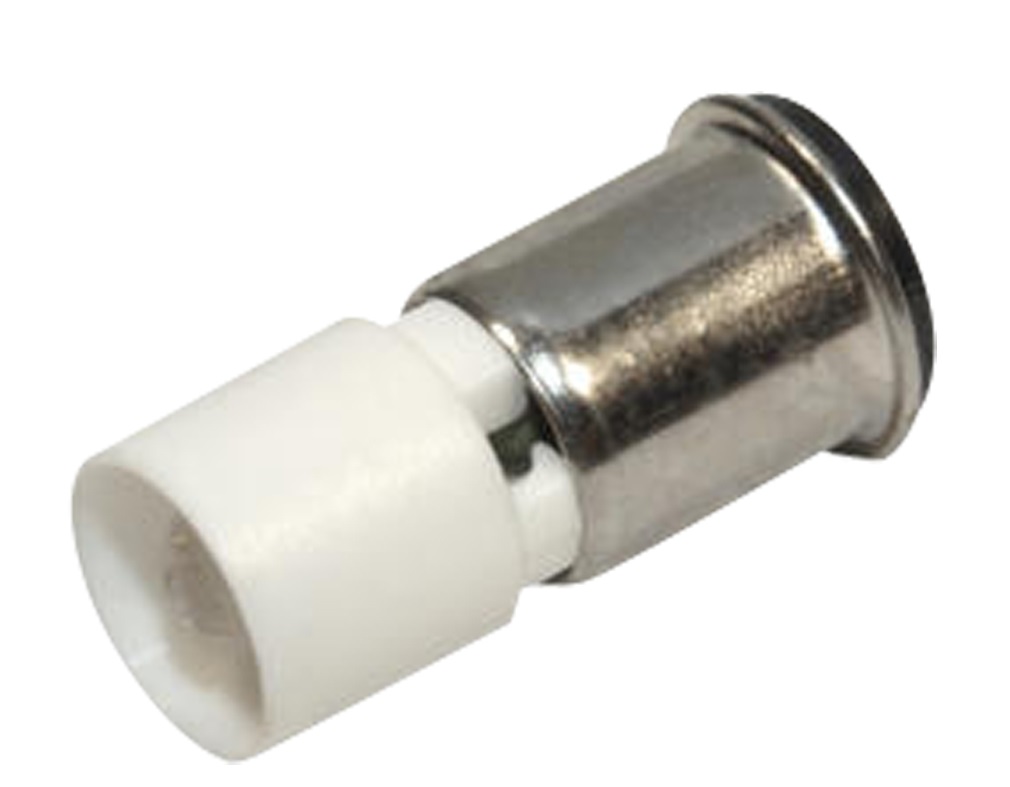 LAMP SINGLE LED MIDGET FLANGED, T1 3/4 6X16MM 24-28V RED