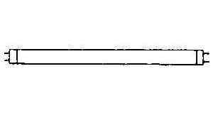 LAMP FL RAPID START COOL WHITE, FLR-20 20W 38X580MM