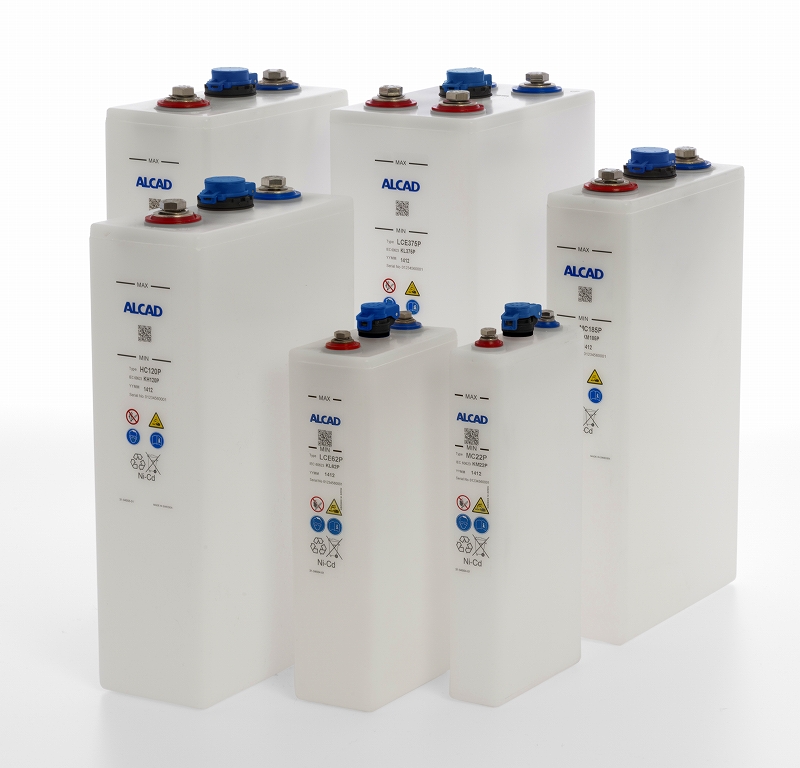 BATTERY NICKEL-CADMIUM ALCAD, LCE85P 85AH