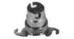 LAMP HOLDER EUROPEAN BRASS, B-22 WITH 2-MOUNTING LUG