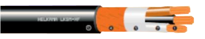 CABLE HALOGEN-FREE ARMOURED, LKSM-HF 0.6/1KV 2.5MM2X2C 26A