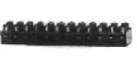 TERMINAL STRIP SEPARATABLE, MOLDED 12-POLE 380V 25A