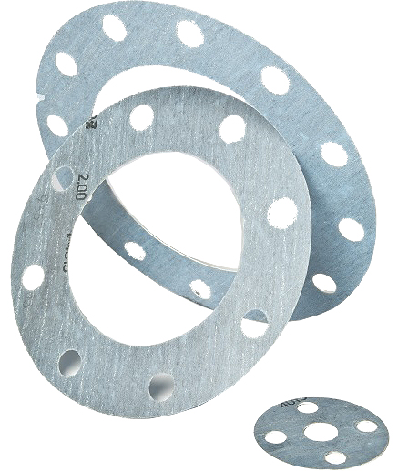 GASKET NATURAL NITRILE RUBBER, HOLED PN16 TH:2MM NOM SIZE 150