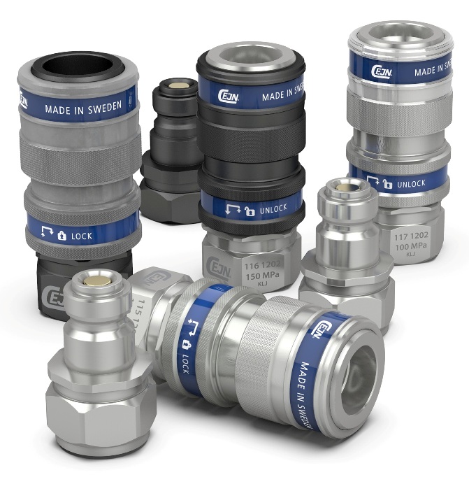 COUPLING HYDRAULIC 150MPA HIGH, PRESSURE G1/4 FEMALE W/VALVE