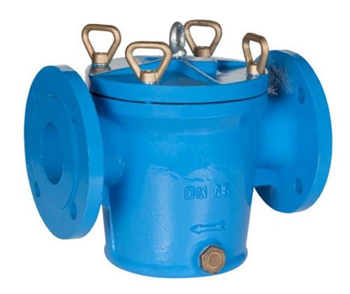 MUD BOX DIN CAST IRON BASKET, FLANGED PN10 #1187 65MM