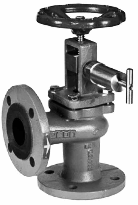 VALVE QUICK-CLOSING DIN PN16, MECHANICAL ANGLE #100/248 25MM