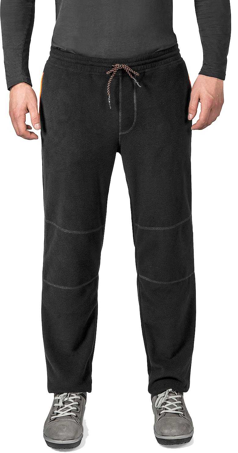 TROUSERS FLEECE POLYESTER, ANTI STATIC BLACK/ORANGE 4XL