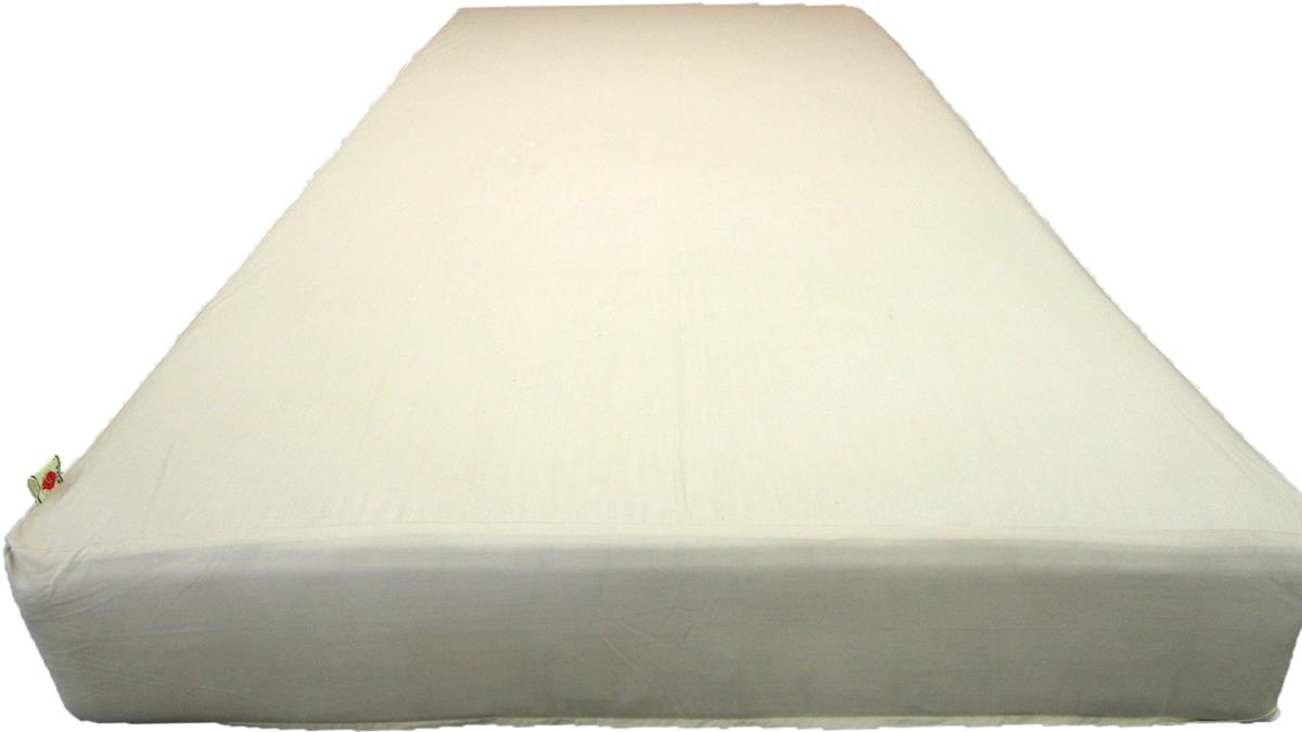 MATTRESS FLAME RETARDANT WHITE, POLYESTER 1000X2000X200MM