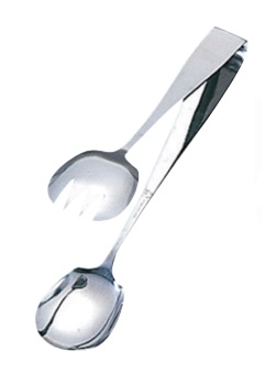 SALAD SERVING TONGS PLASTIC, 230MM