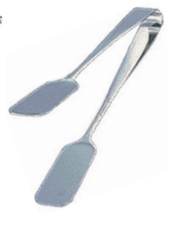 BREAD & CAKE TONGS STAINLESS, STEEL 215MM