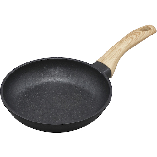 SKILLET CAST-IRON DIAM 220MM, WOODEN HANDLE