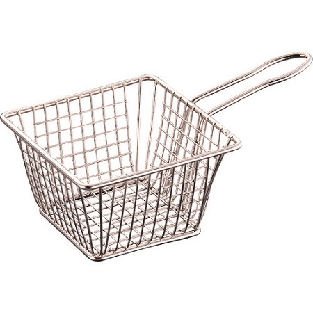BASKET BOIL W/HANDLE S. STEEL, DIAM200MMXDEPTH107MM