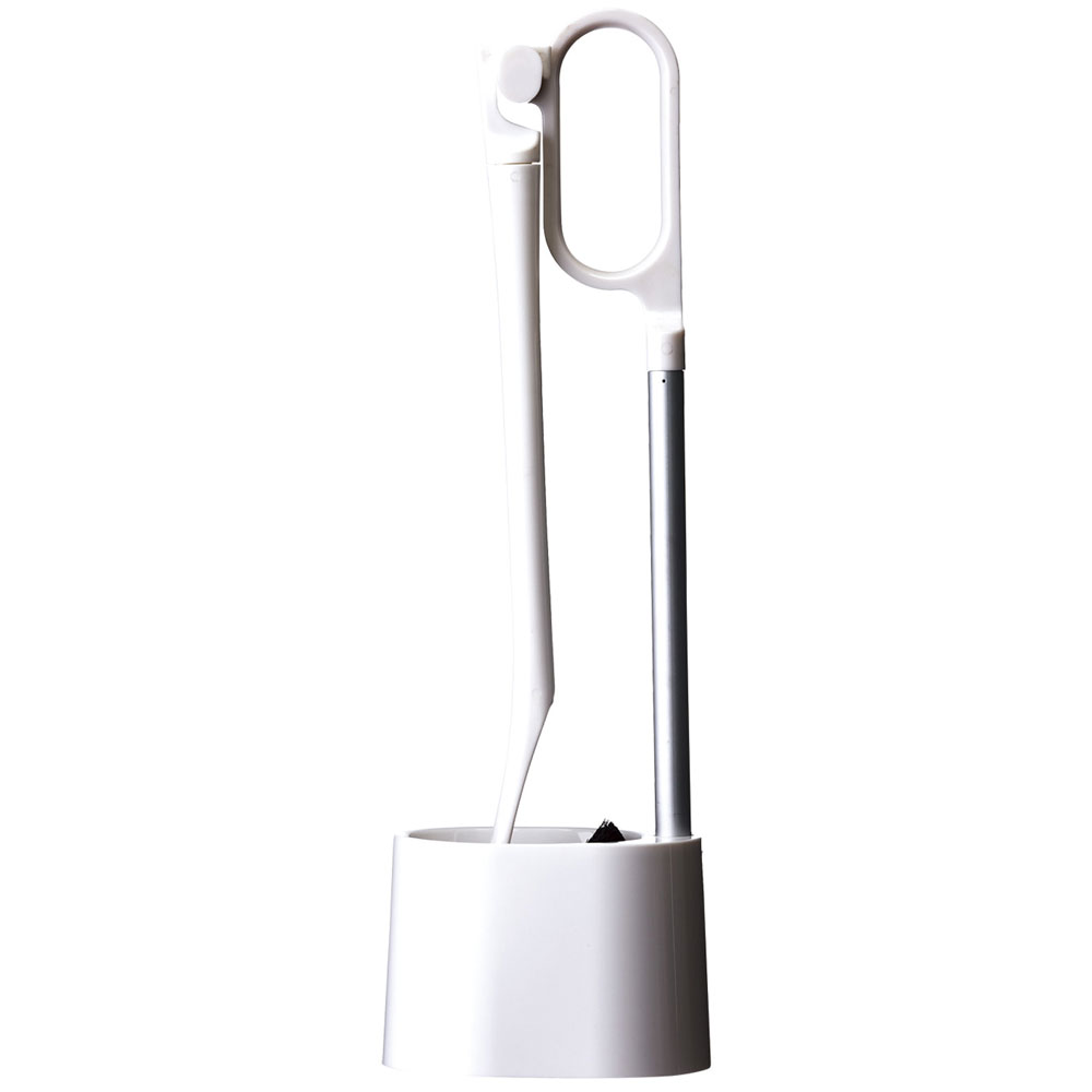 BRUSH TOILET NYLON W/HOLDER