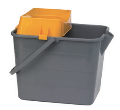 MOPPING PAIL WITH STRAINER, 15LTR COMPLETE