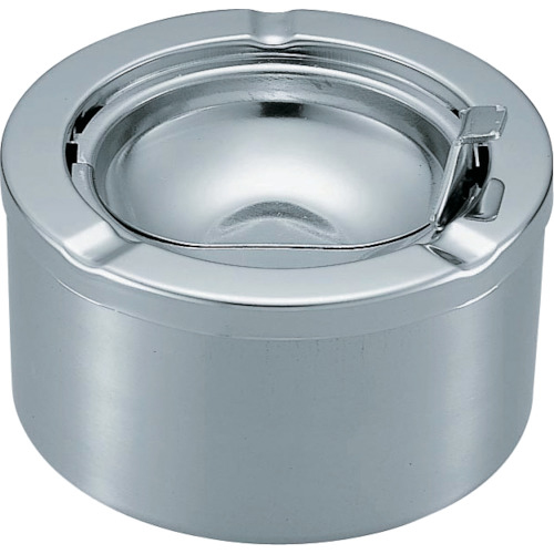 ASH TRAY STAINLESS STEEL, DIVIDE & DROP 120MM DIAM