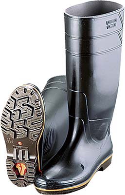 BOOTS RUBBER CLOTH-LINING, LONG 27.5CM