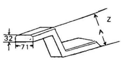 MACGREGOR CORNER PACKING Z-112, 32X71XA112