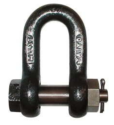 SHACKLE STRAIGHT HEX HEAD BOLT, UNGALV JIS-M-SB 32MM SWL 6.3T