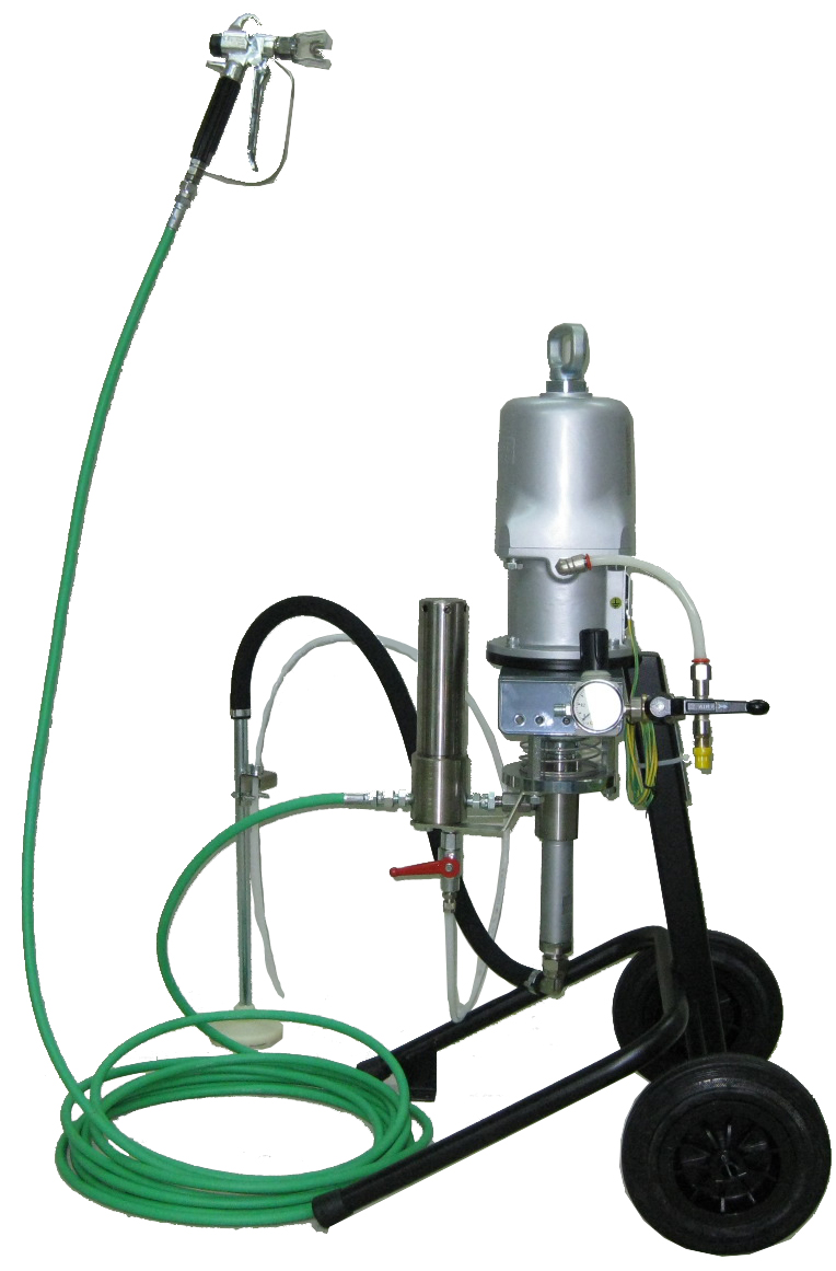 AIRLESS PAINT SPRAY CART TYPE, IWATA ALS-433C PUMP RATIO 30:1