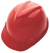 CAP SAFETY V-GARD GREEN HIGH, DENSITY POLYETHYLENE WHITE