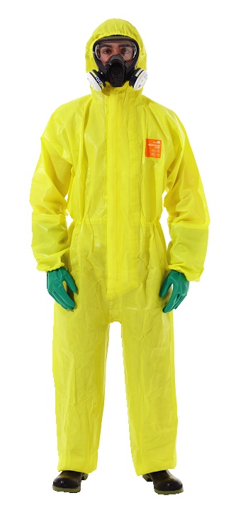 WORKWEAR FLEX. 3 LAYER FABRIC, MICROCHEM 3000 YELLOW L