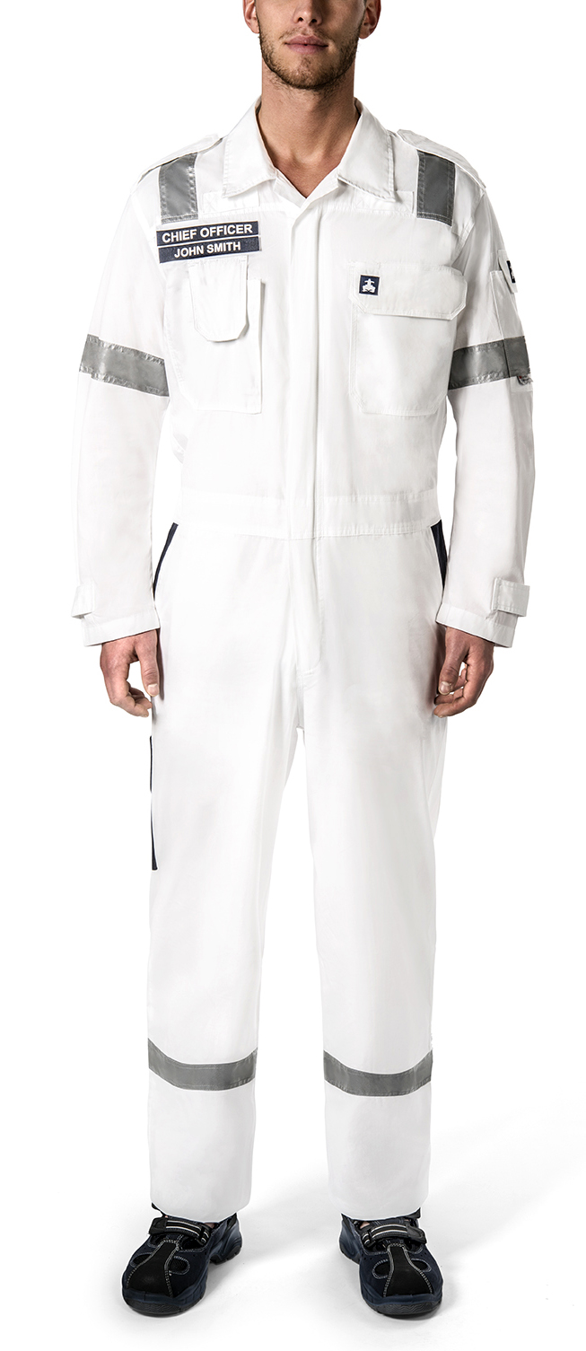 BOILERSUIT COTTON REFLECT HEAT, REGULATE UVPROTECT NAVY 2XL