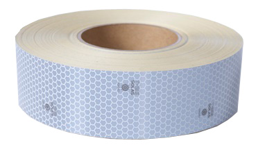 TAPE REFLECTIVE SILVER WHITE, 50MM WIDTH