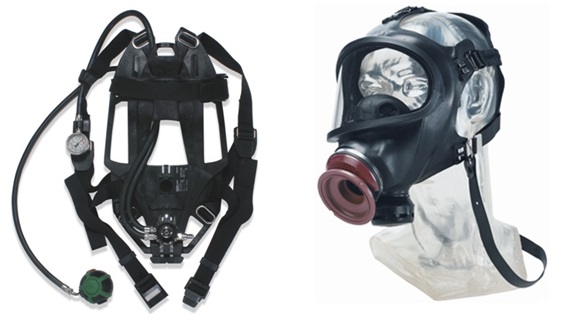 SELF CONTAIN BREATH APPARATUS, MSA FIREHAWK M7 AIR MASK