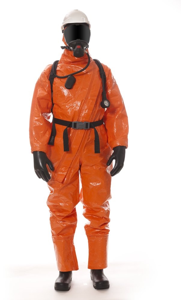 CHEMICAL PROTECTION SUITS, W/SOCKS DRAEGER CPS5800 SIZE M