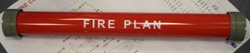 FIRE PLAN HOLDER, 110MM DIA X 1MTR LENGTH