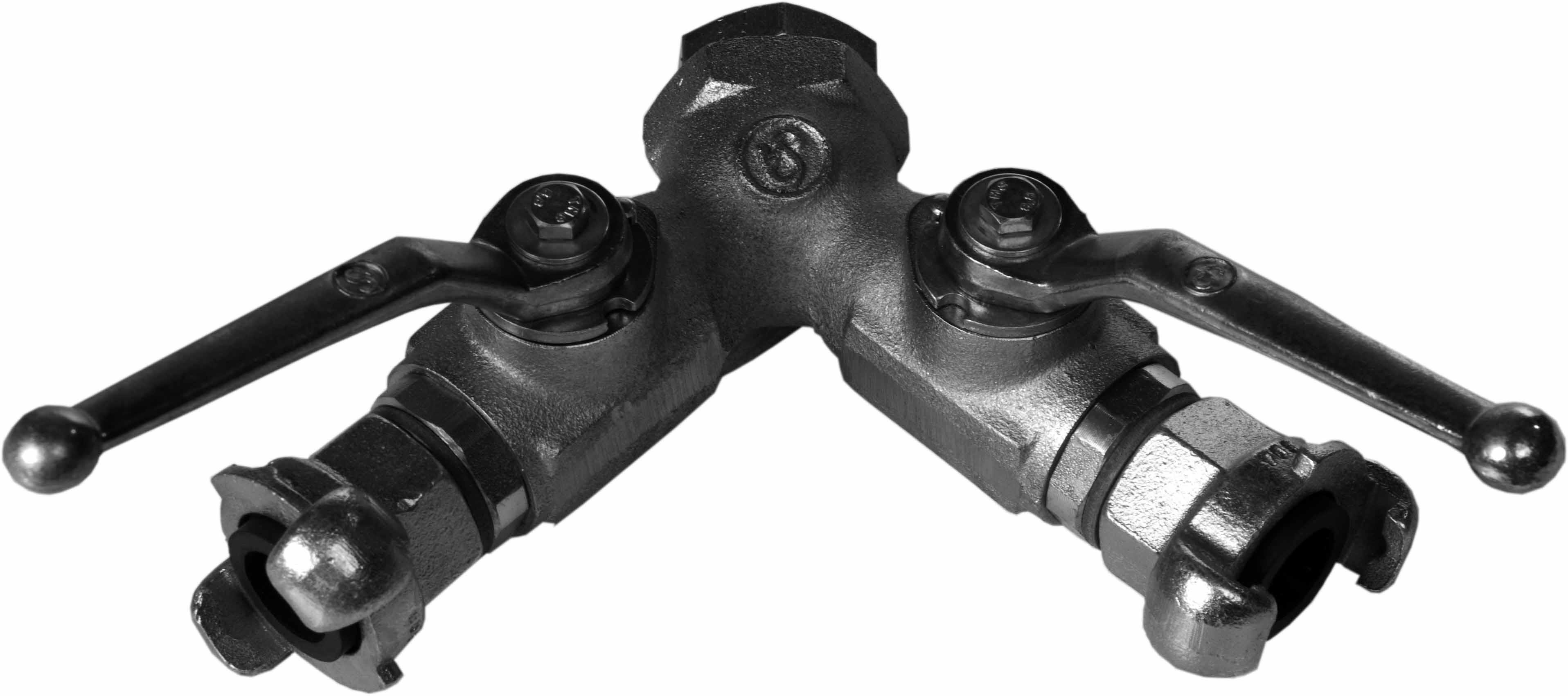 COCK AIR DOUBLE CAST IRON, LUG SIZE 42MM 3/4" BSP FEMALE