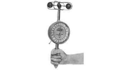 ANEMOMETER HAND W/DIAL GAUGE, UP TO 22MTR/SEC