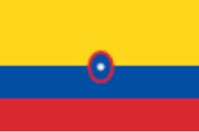 FLAG CIVIL ENSIGN, COLOMBIA 4' X 6'